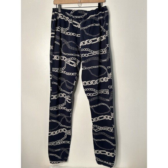 christopher shannon Other - Kidda Christopher Shannon Joggers Pants Men’s Medium Blue Chain Print Lounge